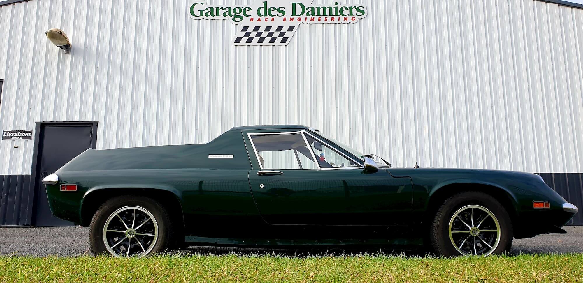 Garage des damiers - Atelier mécanique de voitures anciennes - Lotus Europa
