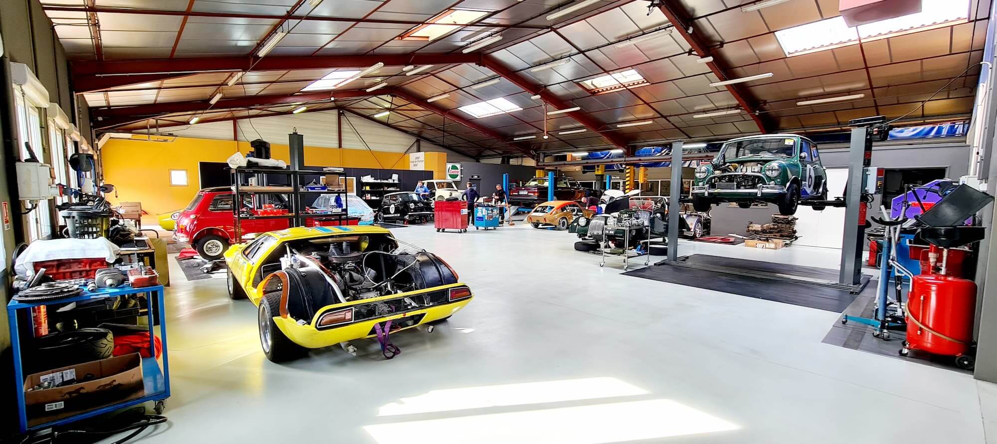 Garage des Damiers - Atelier mécanique - Préparation compétition automobile - historic racing - historic cars - classic cars