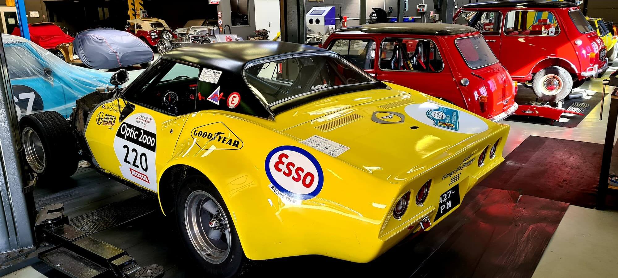 Garage des Damiers - Corvette C3 - Préparation compétition - Préparation moteur - Peter Auto - Tour Auto - Lemans Classic 2022