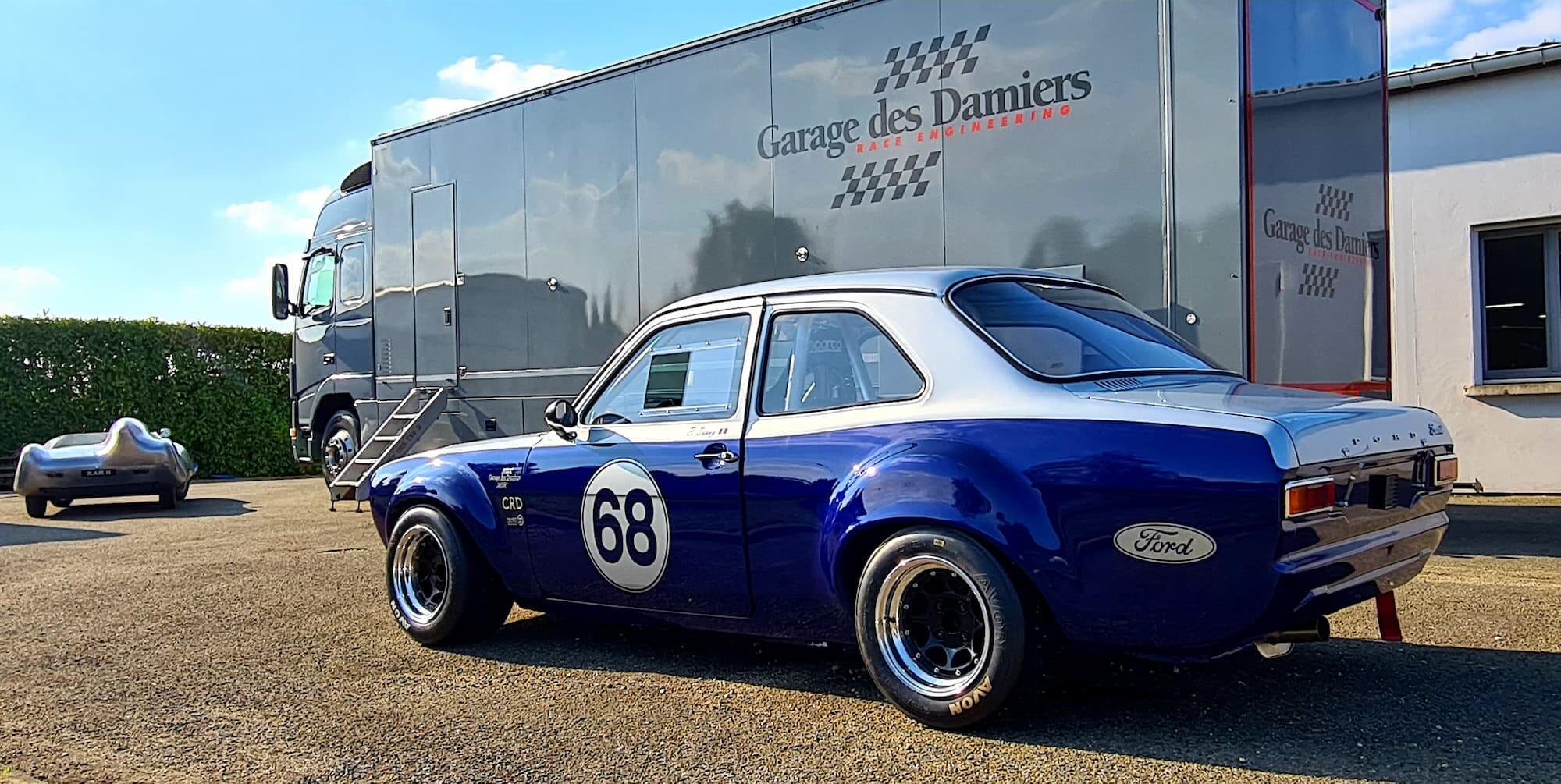 Garage des Damiers - Ford Escort - Historic racing - Classic Racing - Old School Ford - Préparation compétition - Restauration automobile 3